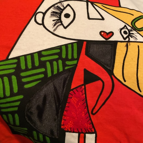 Paramita Picasso Fun Embellished Top NeverUsed - Picture 12 of 16